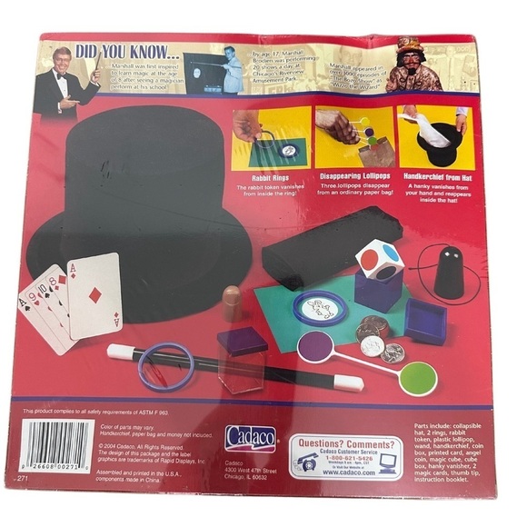 Marshall Brodien's MAGIC HAT with secrets to 75 amazing tricks NEW SEALED BOX - Picture 2 of 2